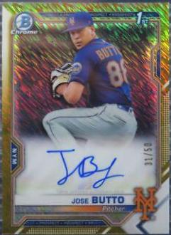 Jose Butto [Gold Shimmer Refractor] #CPA-JBU