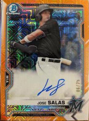 Jose Salas [Orange Refractor] #CPA-JS