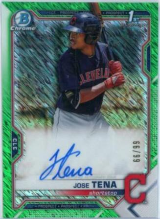 Jose Tena [Green Shimmer Refractor] #CPA-JT