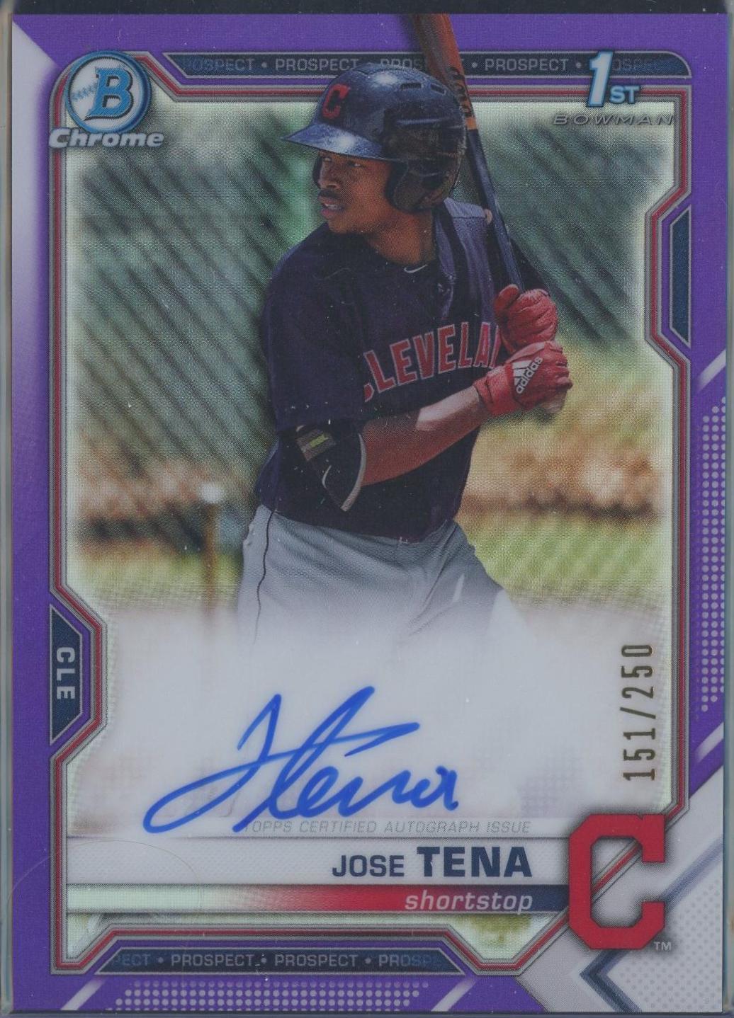 Jose Tena [Purple Refractor] #CPA-JT
