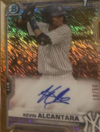 Kevin Alcantara [Gold Shimmer Refractor] #CPA-KA