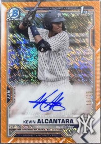 Kevin Alcantara [Orange Shimmer Refractor] #CPA-KA