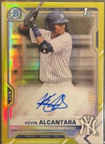 Kevin Alcantara [Yellow Refractor] #CPA-KA