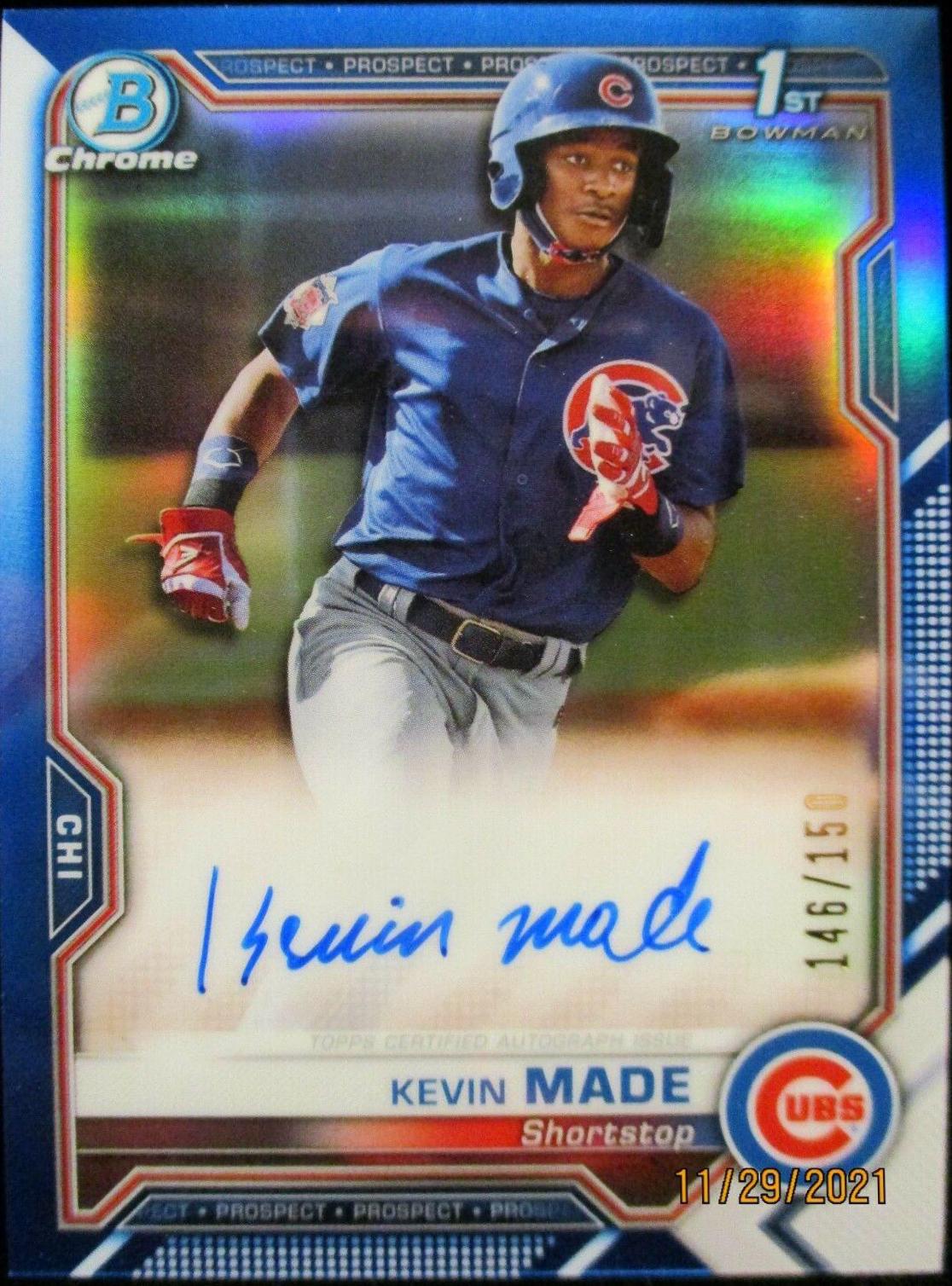 Kevin Made [Blue Refractor] #CPA-KM