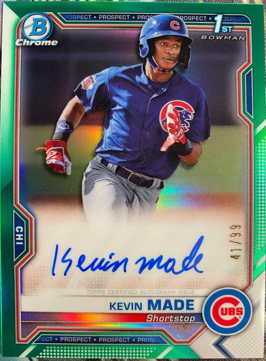 Kevin Made [Green Refractor] #CPA-KM
