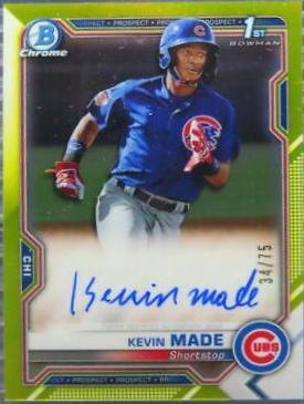 Kevin Made [Yellow Refractor] #CPA-KM