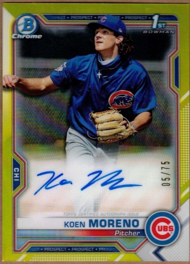 Koen Moreno [Yellow Refractor] #CPA-KMO