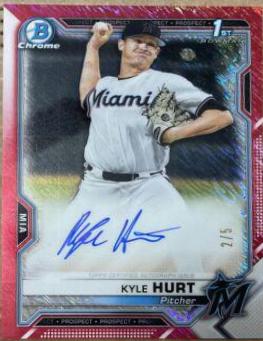 Kyle Hurt [Red Shimmer Refractor] #CPA-KHU