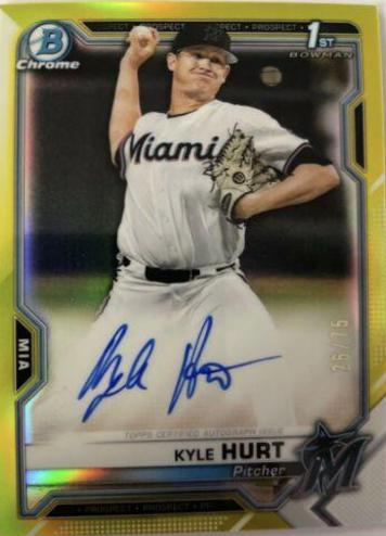 Kyle Hurt [Yellow Refractor] #CPA-KHU