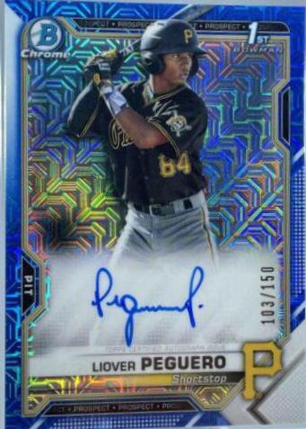Liover Peguero [Blue Refractor] #CPA-LP