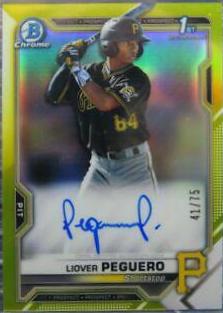 Liover Peguero [Yellow Refractor] #CPA-LP