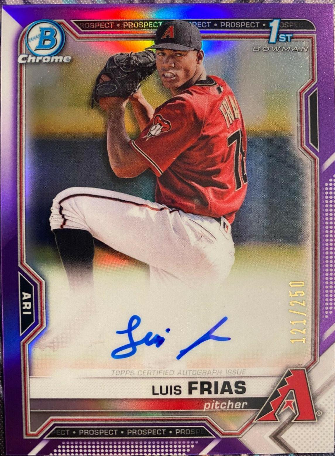Luis Frias [Purple Refractor] #CPA-LF