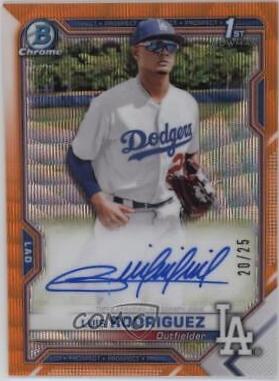 Luis Rodriguez [Orange Wave Refractor] #CPA-LR