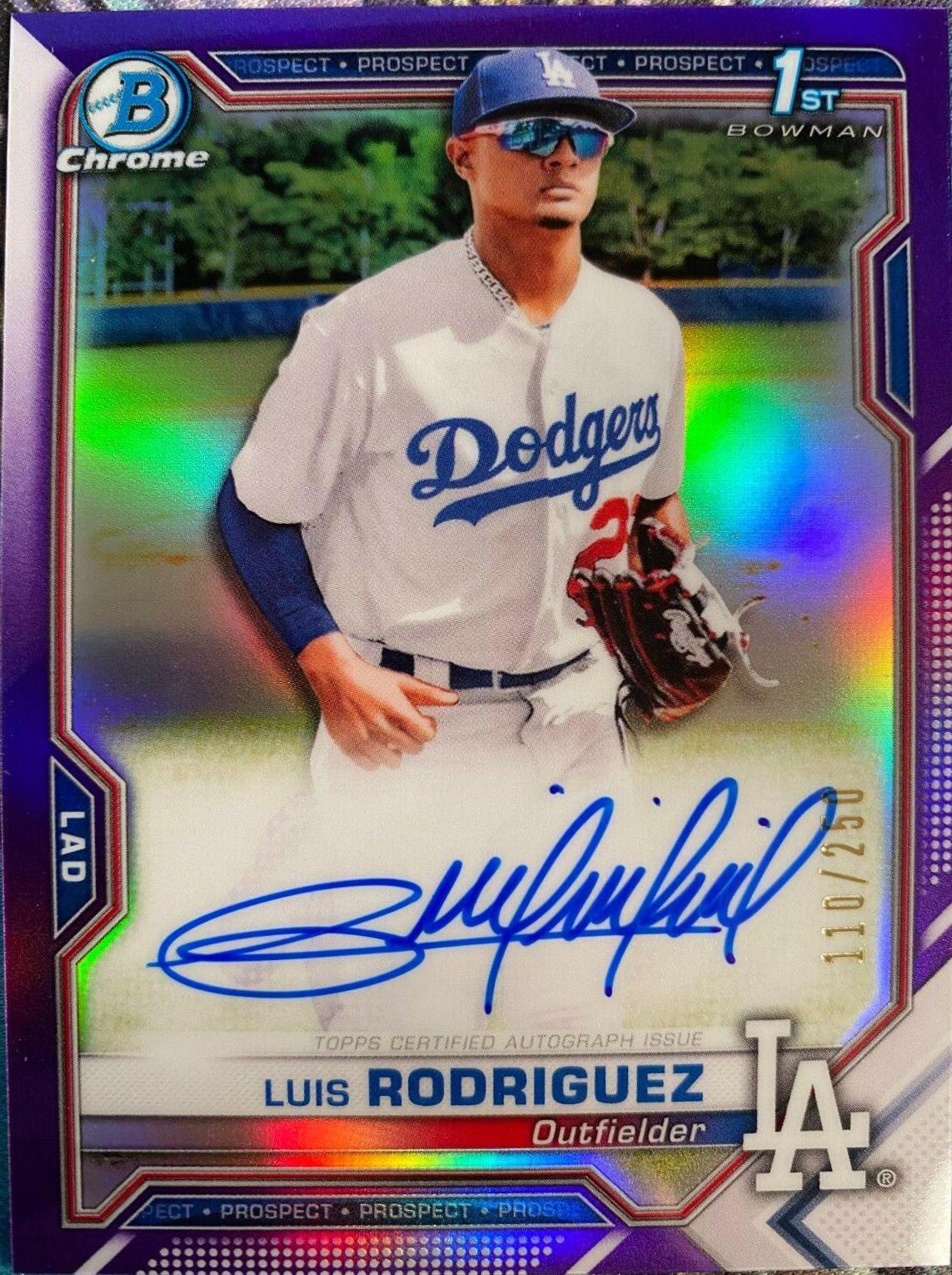 Luis Rodriguez [Purple Refractor] #CPA-LR