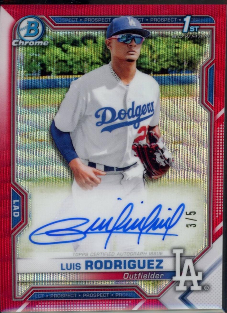 Luis Rodriguez [Red Wave Refractor] #CPA-LR