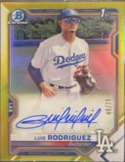 Luis Rodriguez [Yellow Refractor] #CPA-LR