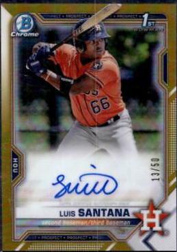 Luis Santana [Gold Refractor] #CPA-LS