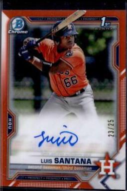 Luis Santana [Orange Refractor] #CPA-LS