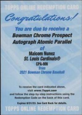Malcom Nunez [Atomic Refractor] #CPA-MN