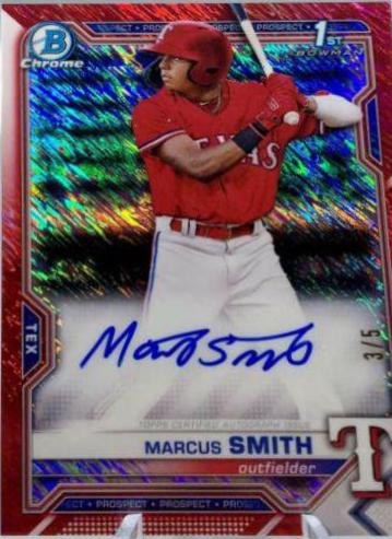 Marcus Smith [Red Shimmer Refractor] #CPA-MS