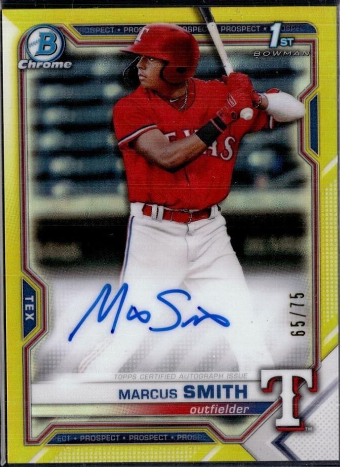Marcus Smith [Yellow Refractor] #CPA-MS