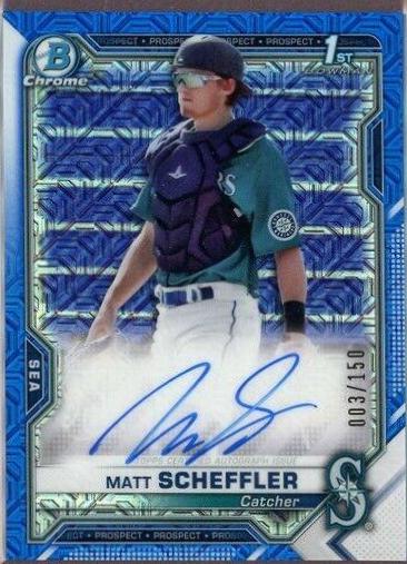 Matt Scheffler [Blue Refractor] #CPA-MSC