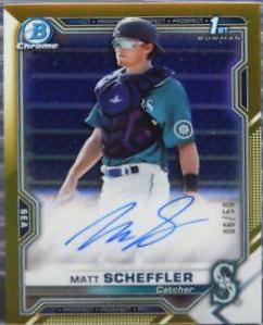 Matt Scheffler [Gold Refractor] #CPA-MSC