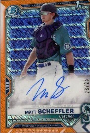Matt Scheffler [Orange Wave Refractor] #CPA-MSC