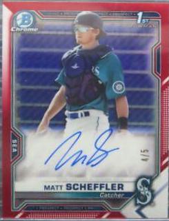 Matt Scheffler [Red Refractor] #CPA-MSC