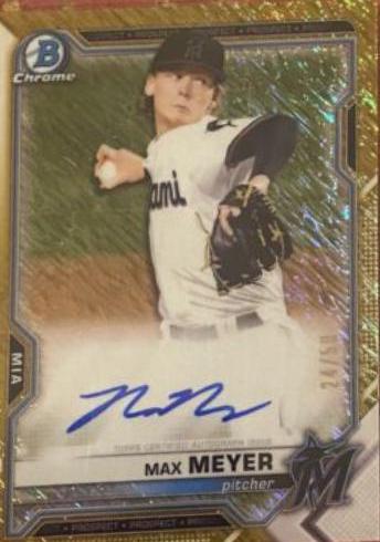 Max Meyer [Gold Shimmer Refractor] #CPA-MME