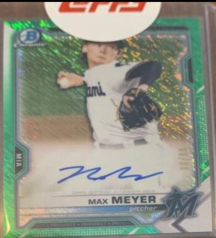 Max Meyer [Green Shimmer Refractor] #CPA-MME