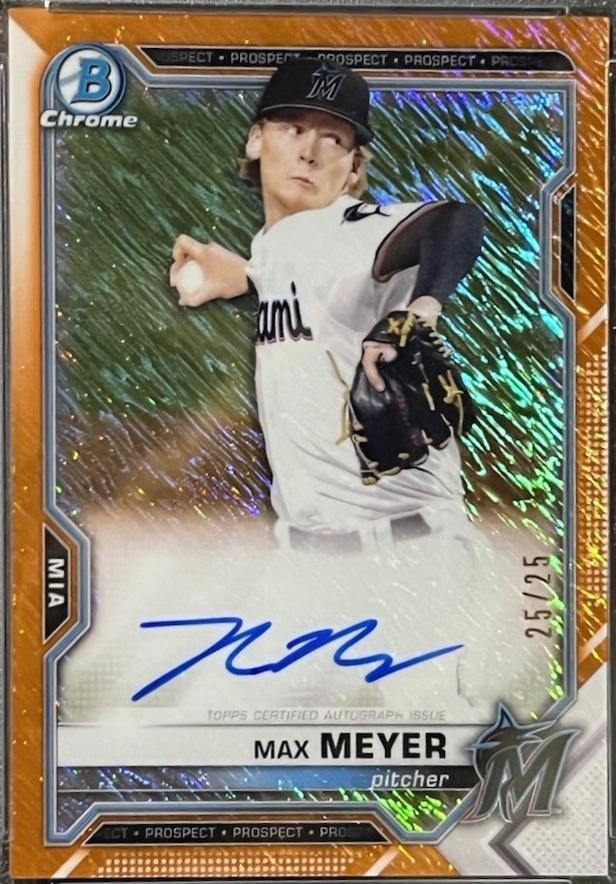 Max Meyer [Orange Shimmer Refractor] #CPA-MME