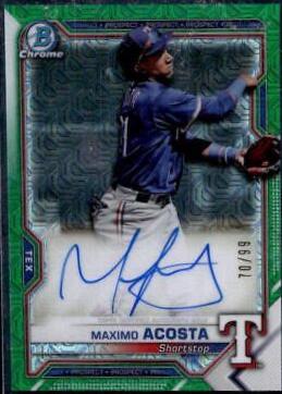Maximo Acosta [Green Refractor] #CPA-MA