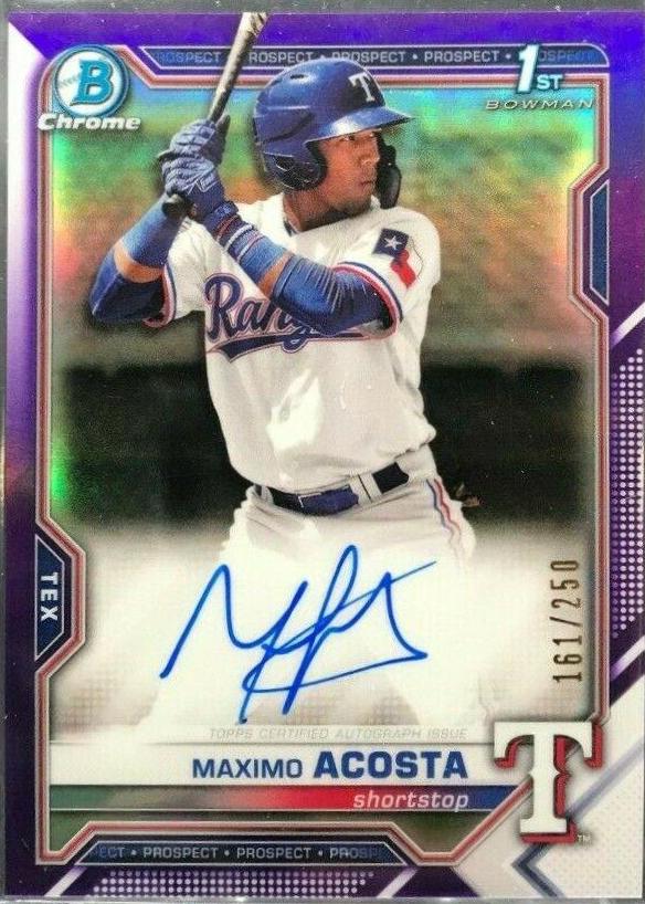 Maximo Acosta [Purple Refractor] #CPA-MA