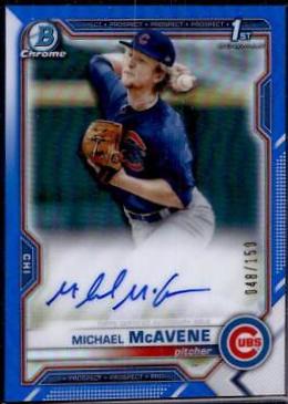 Michael McAvene [Blue Refractor] #CPA-MM