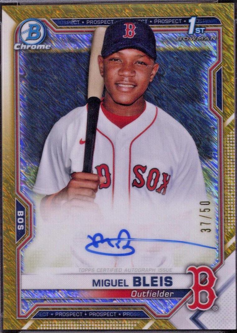 Miguel Bleis [Gold Shimmer Refractor] #CPA-MBL
