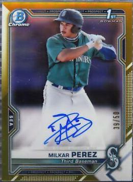 Milkar Perez [Gold Refractor] #CPA-MP
