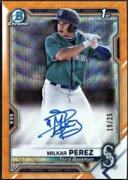 Milkar Perez [Orange Wave Refractor] #CPA-MP