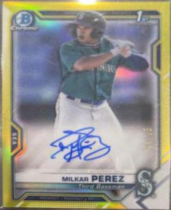 Milkar Perez [Yellow Refractor] #CPA-MP