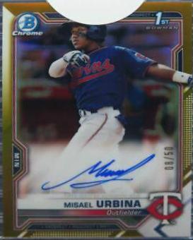 Misael Urbina [Gold Refractor] #CPA-MU