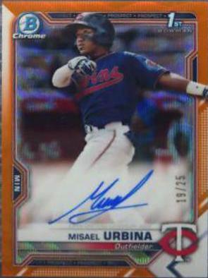 Misael Urbina [Orange Wave Refractor] #CPA-MU