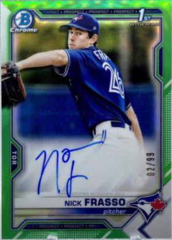 Nick Frasso [Green Refractor] #CPA-NF