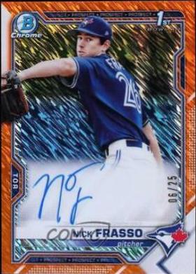 Nick Frasso [Orange Shimmer Refractor] #CPA-NF