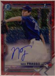 Nick Frasso [Red Shimmer Refractor] #CPA-NF
