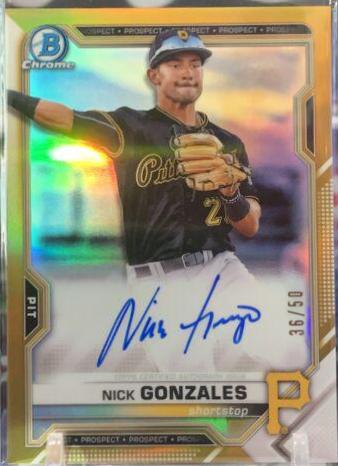 Nick Gonzales [Gold Refractor] #CPA-NG