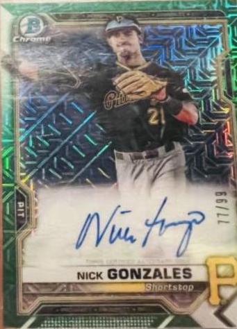 Nick Gonzales [Green Refractor] #CPA-NG