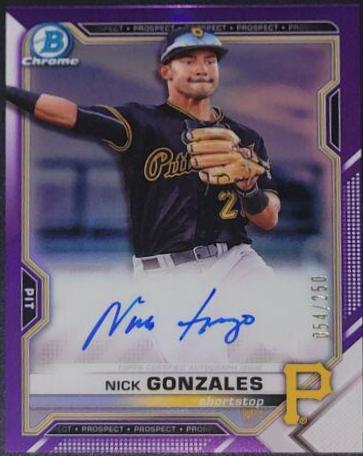 Nick Gonzales [Purple Refractor] #CPA-NG