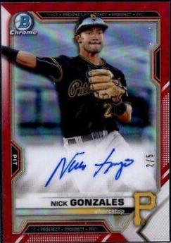 Nick Gonzales [Red Refractor] #CPA-NG
