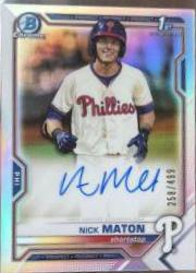 Nick Maton [Refractor] #CPA-NM