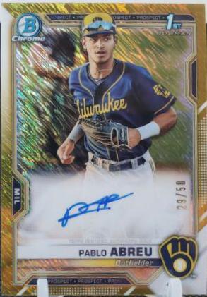 Pablo Abreu [Gold Shimmer Refractor] #CPA-PA